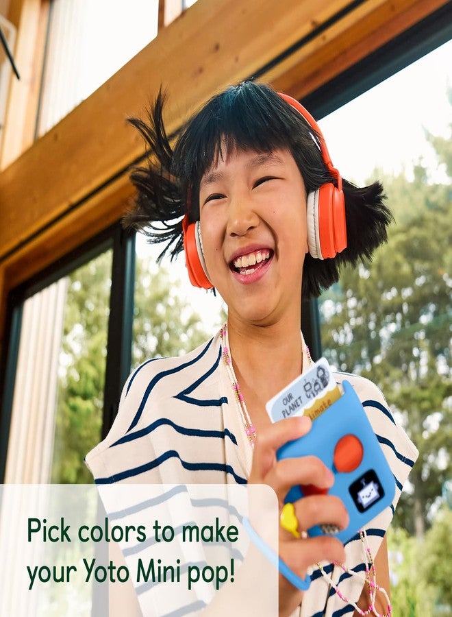 Yoto Mini Adventure Jacket in Blue Bird with Matching Wrist Lanyard - Accessory for Kids Mini Audio Player, Anti-Slip Silicone Skin Cover, Fitted Protective Sleeve Case - Image 2